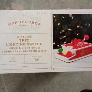 Wireless tree lighting switch